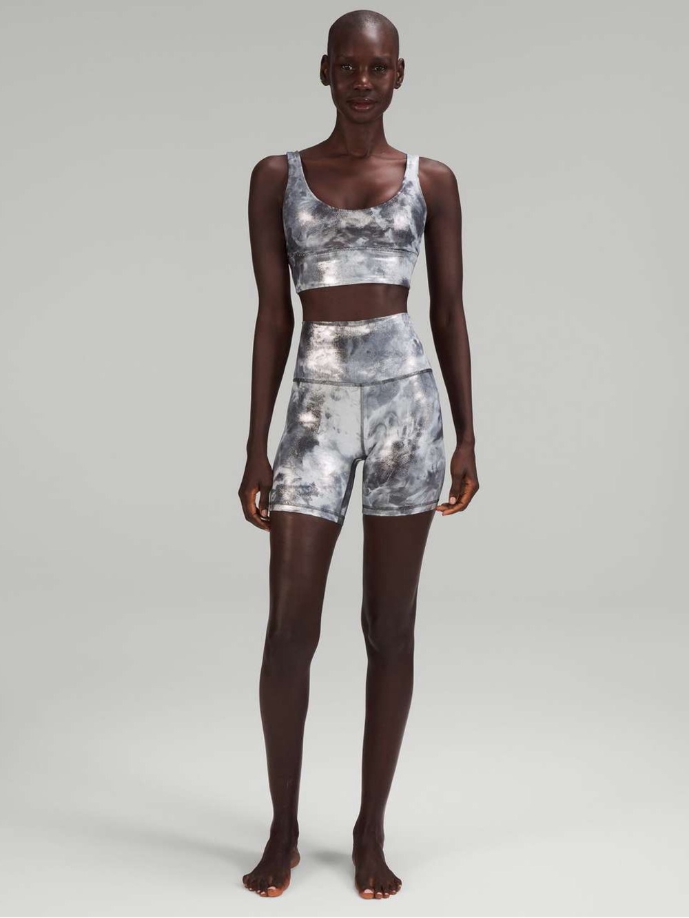 Lululemon Align Diamond Dye Starlight Graphite Grey Diffuse Dot Foil Top 4 - Picture 2 of 10
